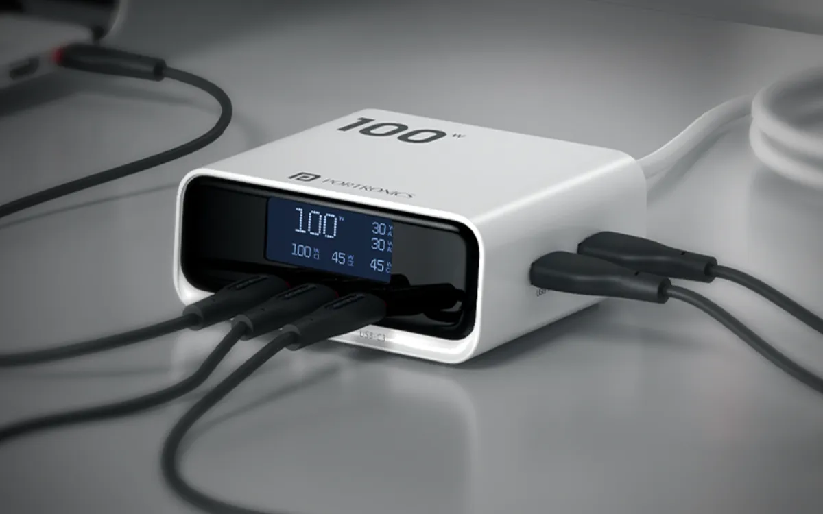 Portronics Adapto 100D: 100W Output and Real-Time Stats for Half the Price of Anker