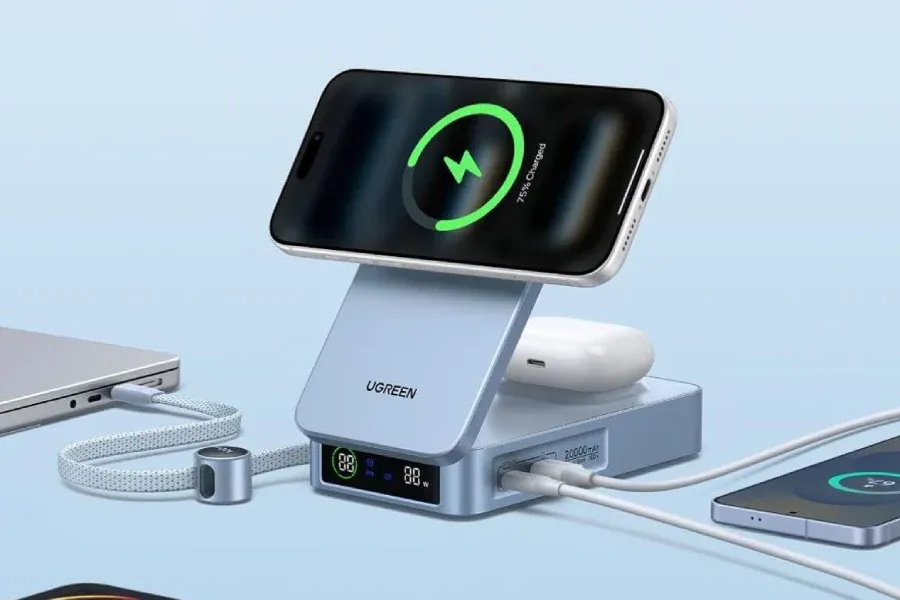 Forget MagSafe: UGREEN Adopts Qi2 for Its Massive New 20,000mAh Hybrid Dock